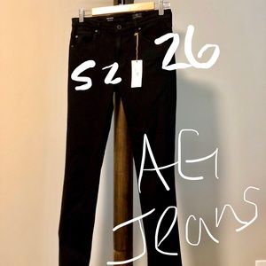 AG Prima Jeans, Black size 26 - NWT
